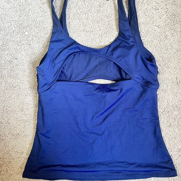 Athleta Mod Block Cutout Tankini XS - Picture 3 of 5